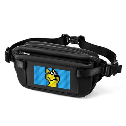 LED Fanny Pack with Bluetooth – Customizable Patterns, Texts, and Animations