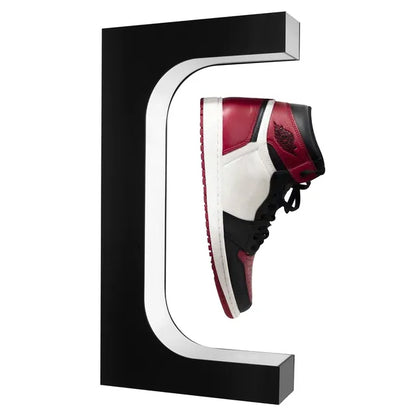 Magnetic Levitation Floating Shoe Display Stand with LED Lights – Elevate Your Sneaker Collection - DIAMOND Store