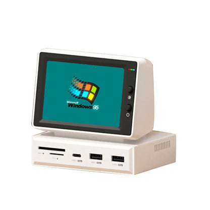 3.5-Inch Mini Monitor & USB-C Docking Station – Compact All-in-One Desk Solution