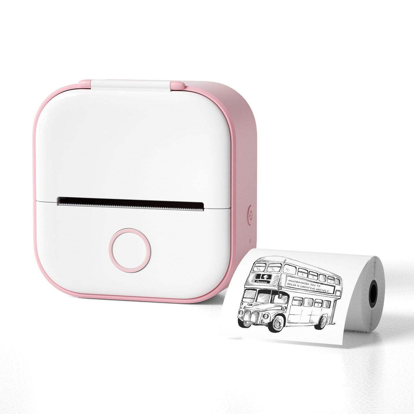 Mini Pocket Printer - Inkless Thermal Bluetooth Printer for Photos, Notes & QR Codes