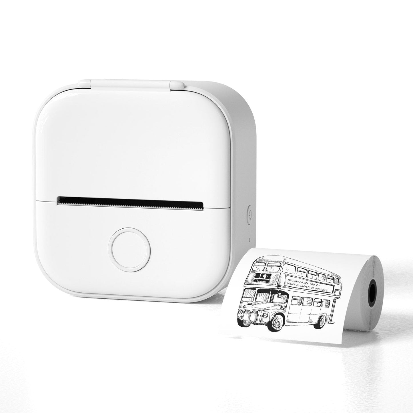 Mini Pocket Printer - Inkless Thermal Bluetooth Printer for Photos, Notes & QR Codes