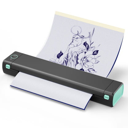 M08F A4 Paper Portable Thermal Printer – Inkless, Wireless, Bluetooth, Compact & Eco-Friendly