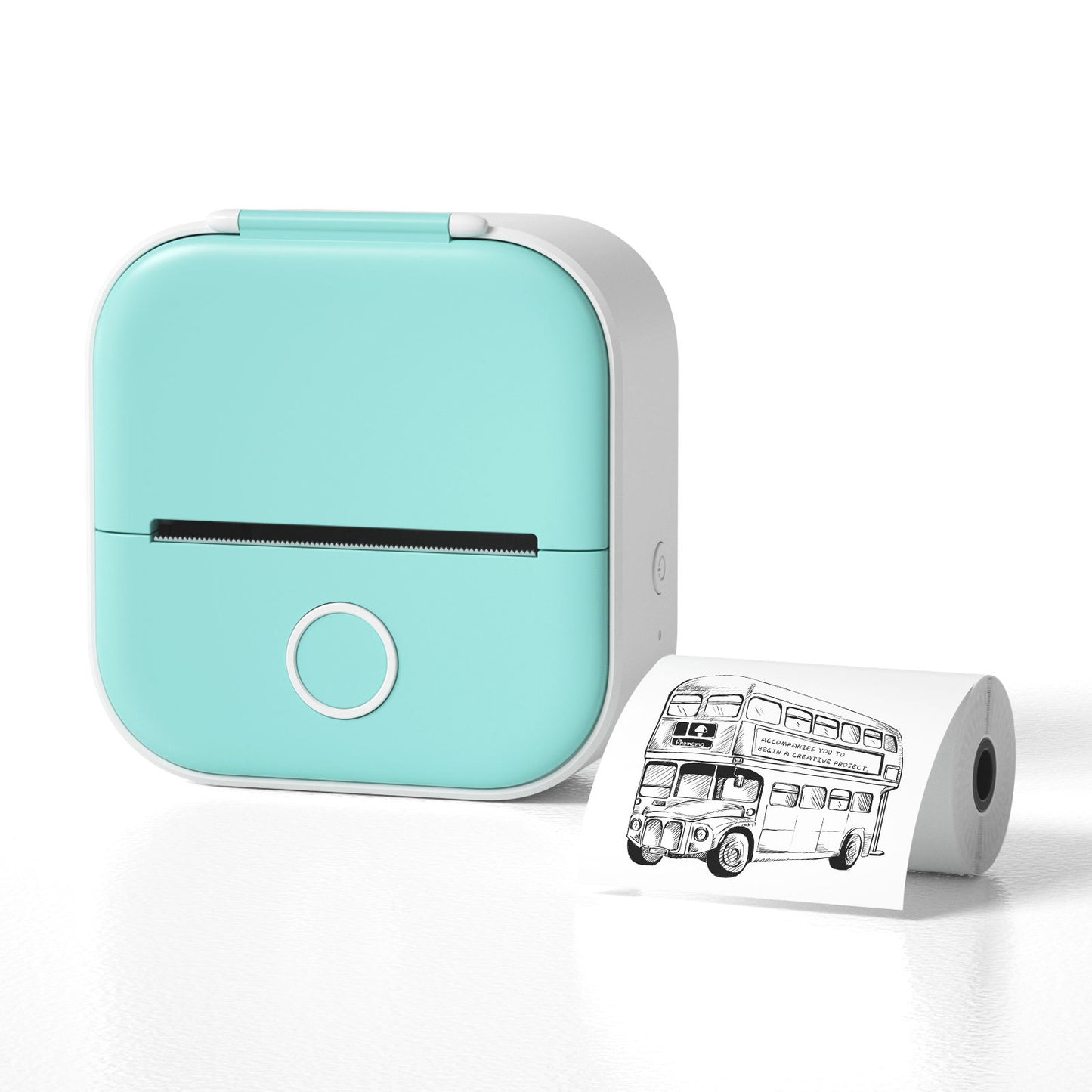 Mini Pocket Printer - Inkless Thermal Bluetooth Printer for Photos, Notes & QR Codes