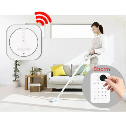 Tuya 433MHz Wireless WiFi GSM Home Security Alarm System with PIR Detector & Strobe Siren