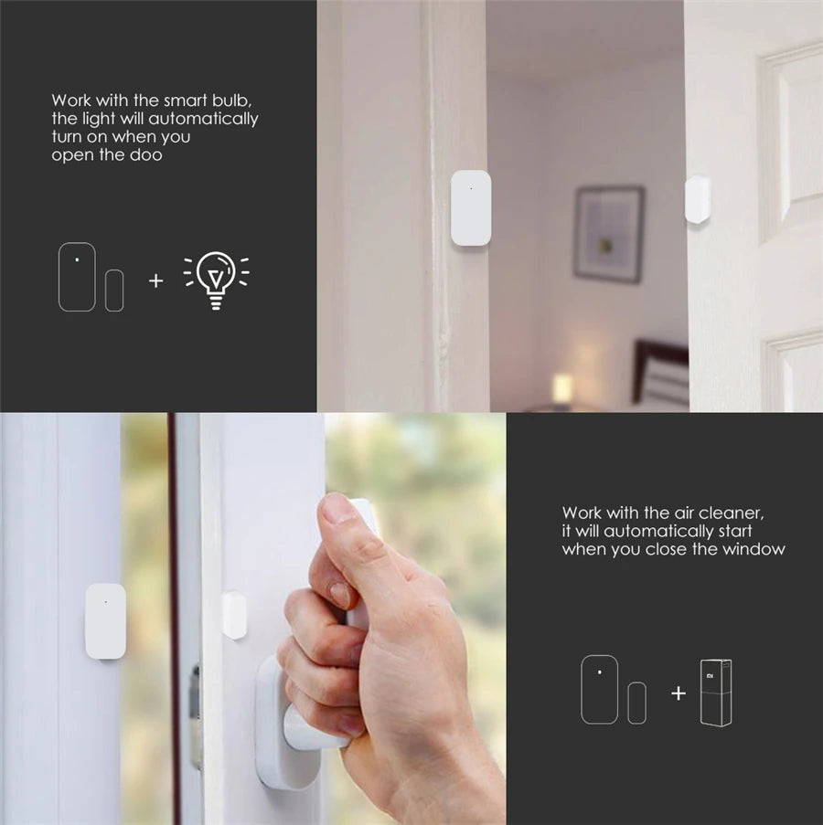 Original Aqara Door Window Sensor ZigBee Wireless Connection Smart Door Sensor, Works with Mi Home, HomeKit, Android, and iOS