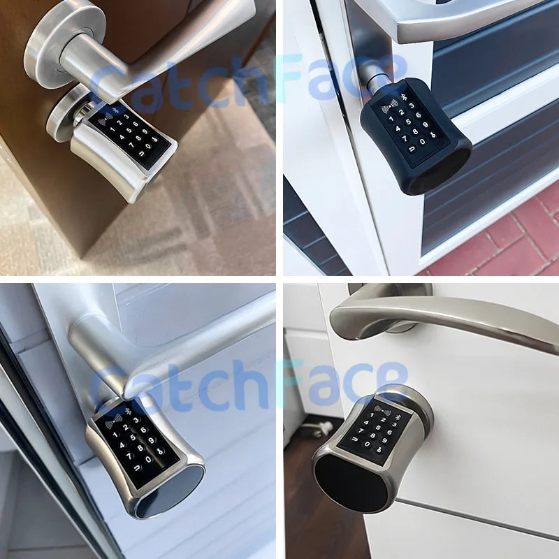 TTlock Bluetooth Smart Cylinder Lock – Keyless Digital Entry with APP, RFID, Password & Mechanical Key