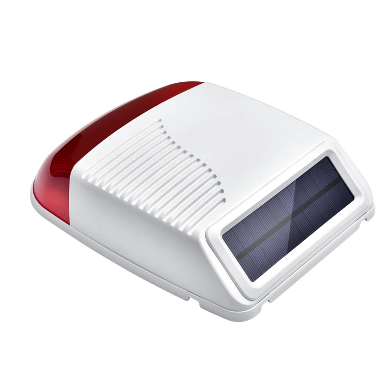 2025 Wireless Solar Strobe Siren | Waterproof 433MHz Outdoor Alarm for PG103, 106, 107, W2B, W3B, W4B, W7B, G30, G50