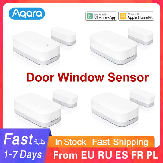 Aqara Mini Smart Door/Window Sensor | ZigBee Wireless, Apple HomeKit Compatible, Real-time Alerts