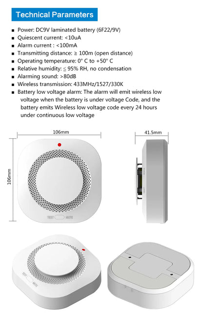 Home Burglar Security Alarm System Wireless Motion Sensor Detector Door Sensor Outdoor Siren Remote Control Work With Alarm Host