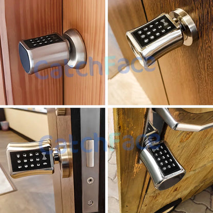 TTlock Bluetooth Smart Cylinder Lock – Keyless Digital Entry with APP, RFID, Password & Mechanical Key