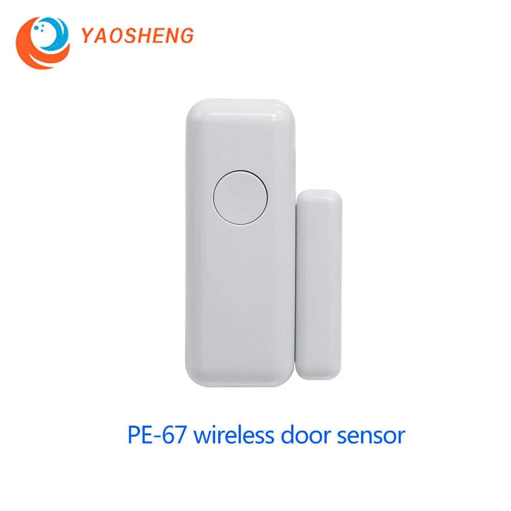 Home Burglar Security Alarm System Wireless Motion Sensor Detector Door Sensor Outdoor Siren Remote Control Work With Alarm Host