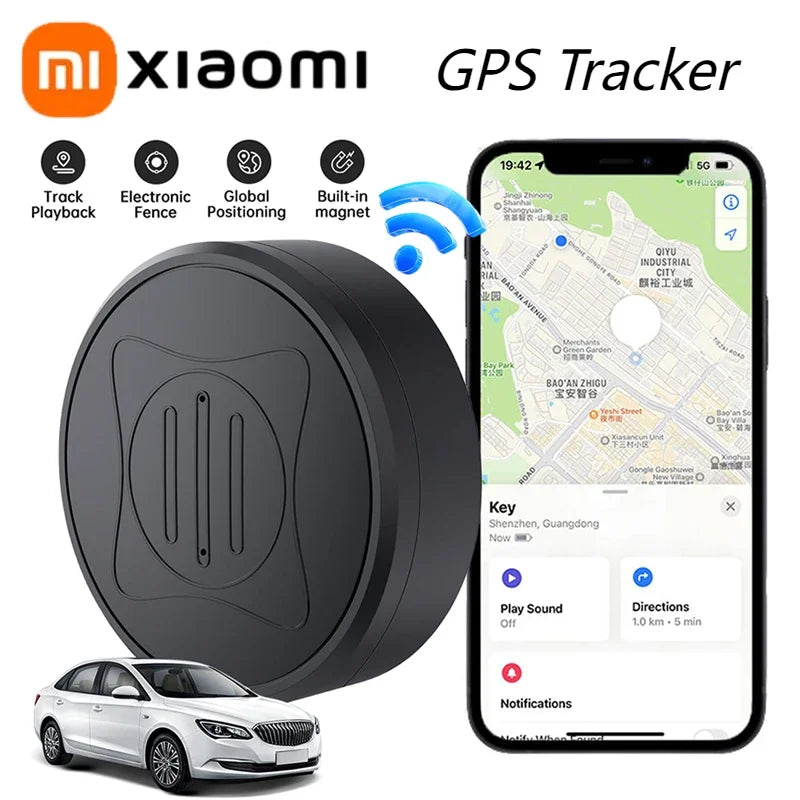 Xiaomi GPS Tracker Strong Magnetic Car Anti-Lost Device for Pets, Kids, and Bags