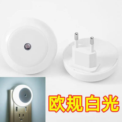 Xiaomi LED Night Light Smart Sensor Plug-in Round Wall Lamp