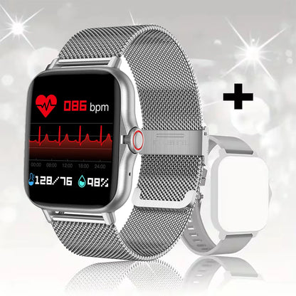 2024 Smart Watch with Bluetooth Call, Blood Oxygen & Pressure Monitoring | 1.44" Color Screen, For Women & Men