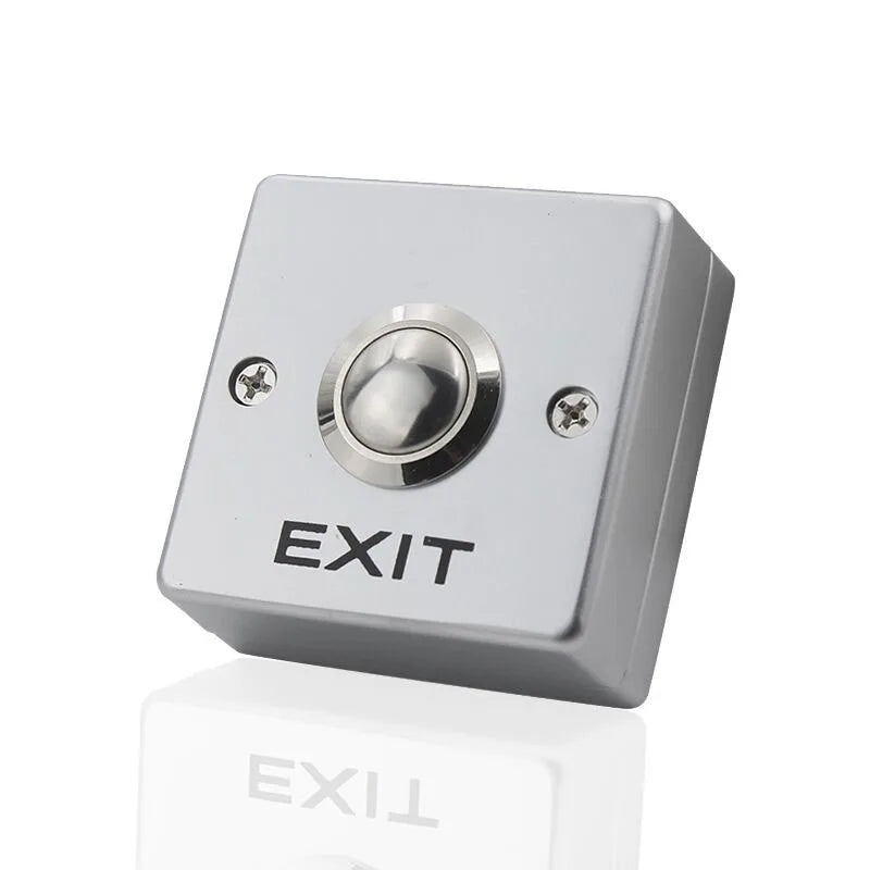 Ximiir Door Exit Release Button Zinc Alloy Panel for Door Access Control System