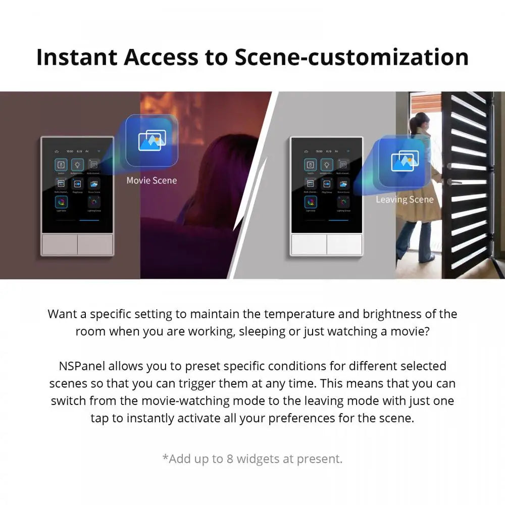 SONOFF NS Panel Smart Scene Wall Switch – Wi-Fi Smart Thermostat & Display Control