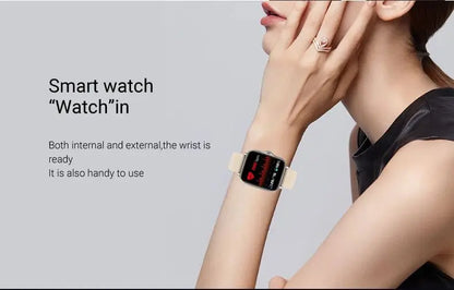 2024 Smart Watch with Bluetooth Call, Blood Oxygen & Pressure Monitoring | 1.44" Color Screen, For Women & Men