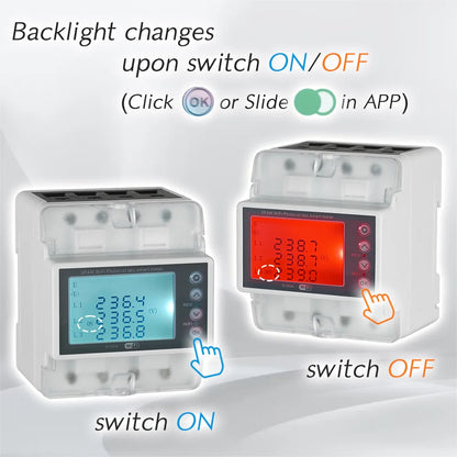 Tuya WiFi Smart 3-Phase 380V 100A Bi-Directional Energy Meter