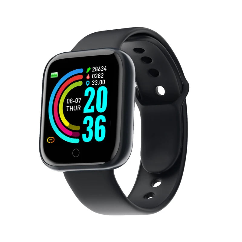 Y68 D20 Multifunctional Smartwatch – Fitness Tracker & Bluetooth Connected