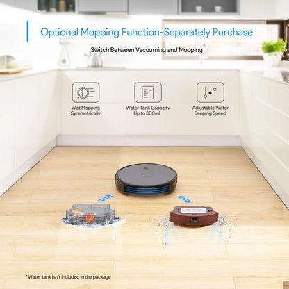 Bagotte 2000Pa Smart Robot Vacuum Cleaner – Powerful Suction with Infrared & Ultrasonic Sensor for Efficient Cleaning