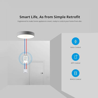 Tuya R2 Smart WiFi Wireless Light Switch – DIY Module for Home Automation