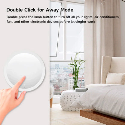 Tuya ZigBee Smart Knob Switch – Wireless Dimmer & Scene Controller