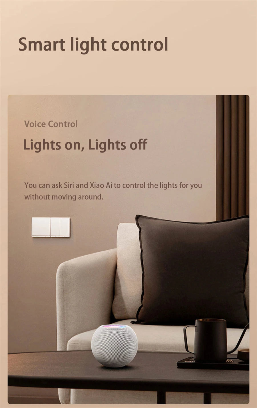 Aqara Smart Wall Switch E1 ZigBee 3.0 Smart Home Wireless Key Light Switch with Fire Wire