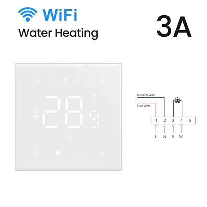 AVATTO Tuya WiFi Heating Thermostat 220V – Smart Electric & Water Floor Heating Temperature Controller for Google Home, Alexa, Alice