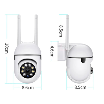 A7 Wireless 2.4G WiFi Security Camera – 2MP Night Vision Mini Camera with Two-Way Audio & 360° Viewing Angle