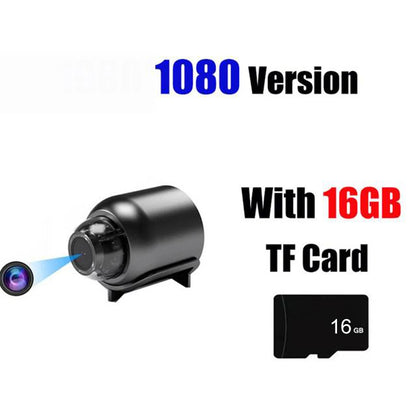 WiFi Wireless Mini Camera with Night Vision, HD 1080P, Motion Detection & Video Voice Recorder