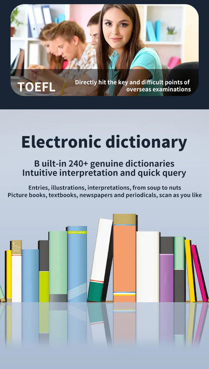 قلم ترجمة غير متصل بالإنترنت لقاموس المعلم والطالب، نقطة مسح ذكية للقراءة باللغة الإنجليزية، قلم مترجم لـ 123 لغة