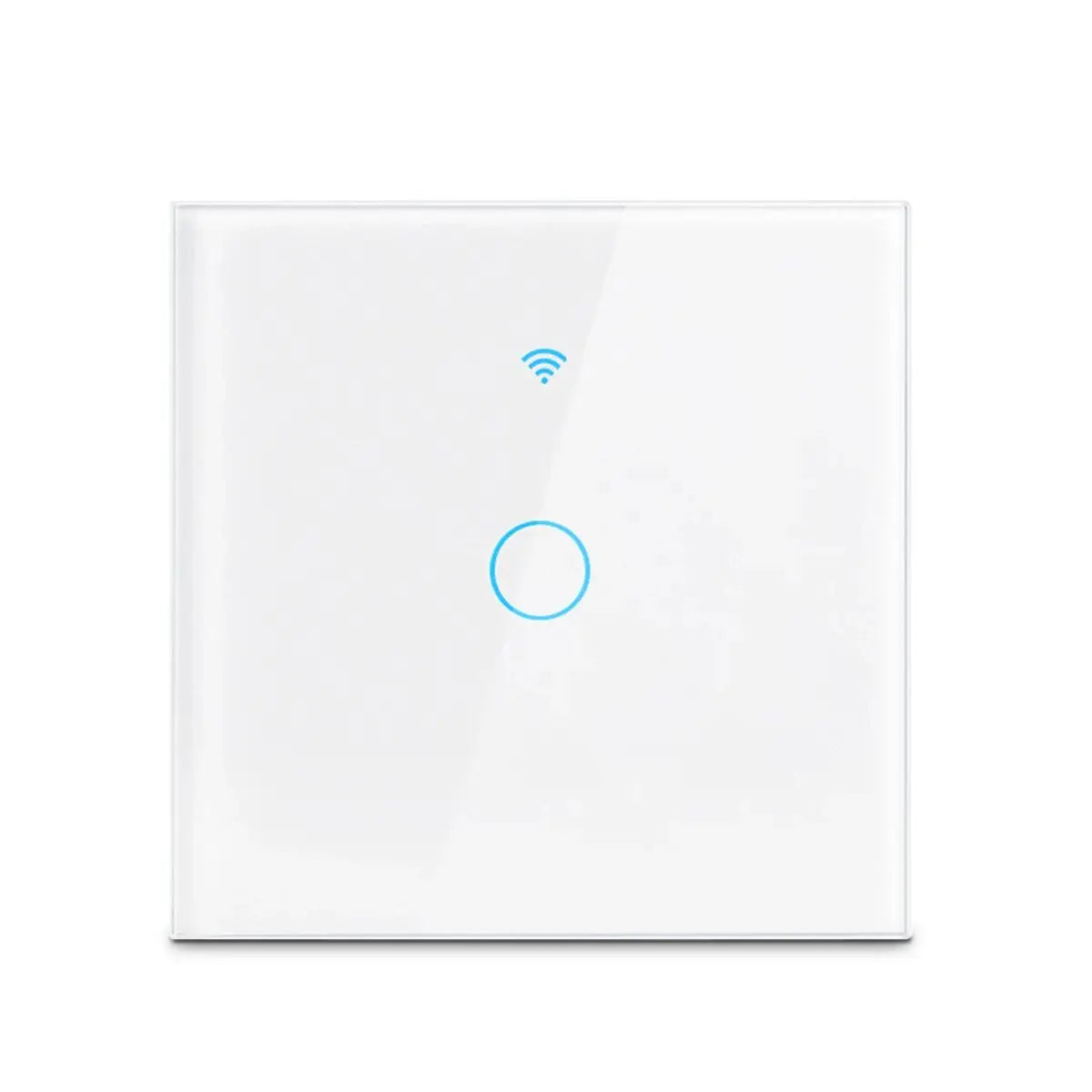 WiFi Smart Switch EU Light Wall Touch Switch 220V No Neutral Wire Required, Works with Alexa & Google Home