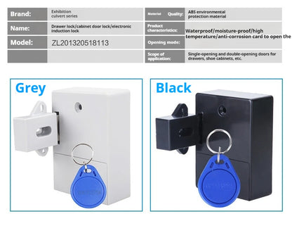 Invisible No-Drill Cabinet Lock – Smart Electronic Sensor Lock for Wardrobes and Cabinets