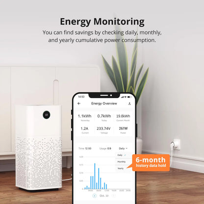 SONOFF iPlug S60 EU/UK Wi-Fi Smart Socket Overload Protection Timer Smart Scene Remote Control via eWeLink Alexa Google IFTTT