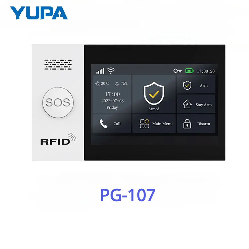 YUPA Tuya Smart Home Security Alarm System with PIR & Door Detectors