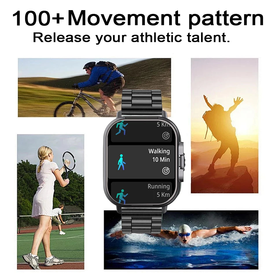 2024 2-in-1 Smart Watch with Earphone | Bluetooth Call, GPS, Heart Rate Monitor & Music Playback