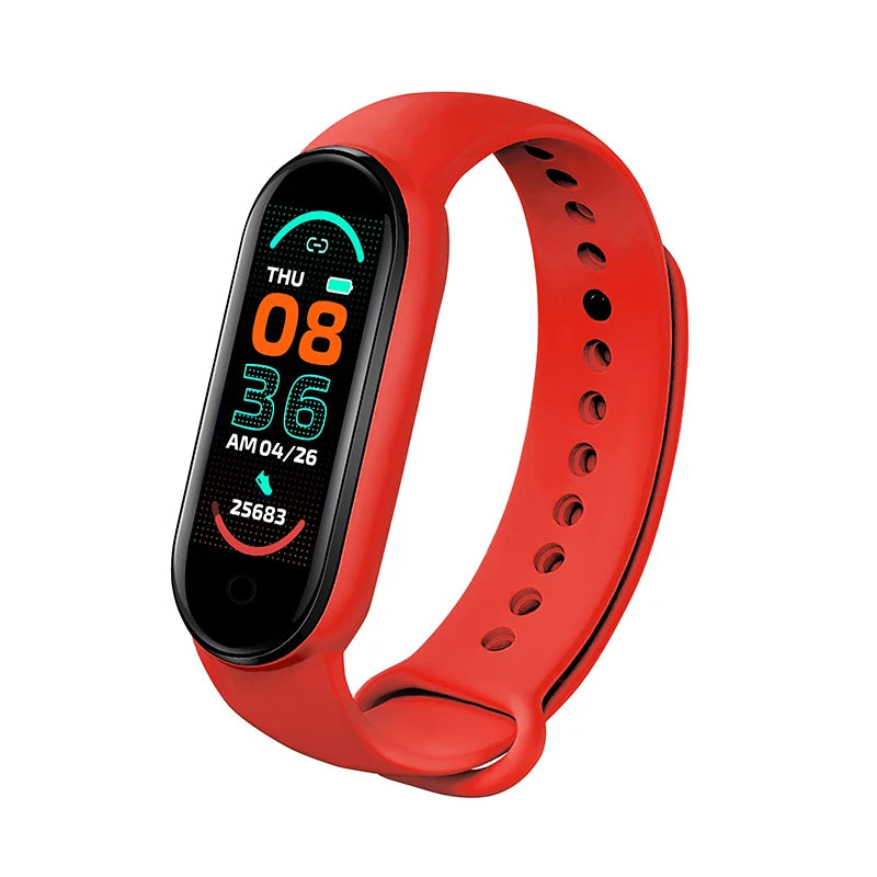 M6 Smart Watch – Fitness Tracker with Heart Rate & Blood Pressure Monitor