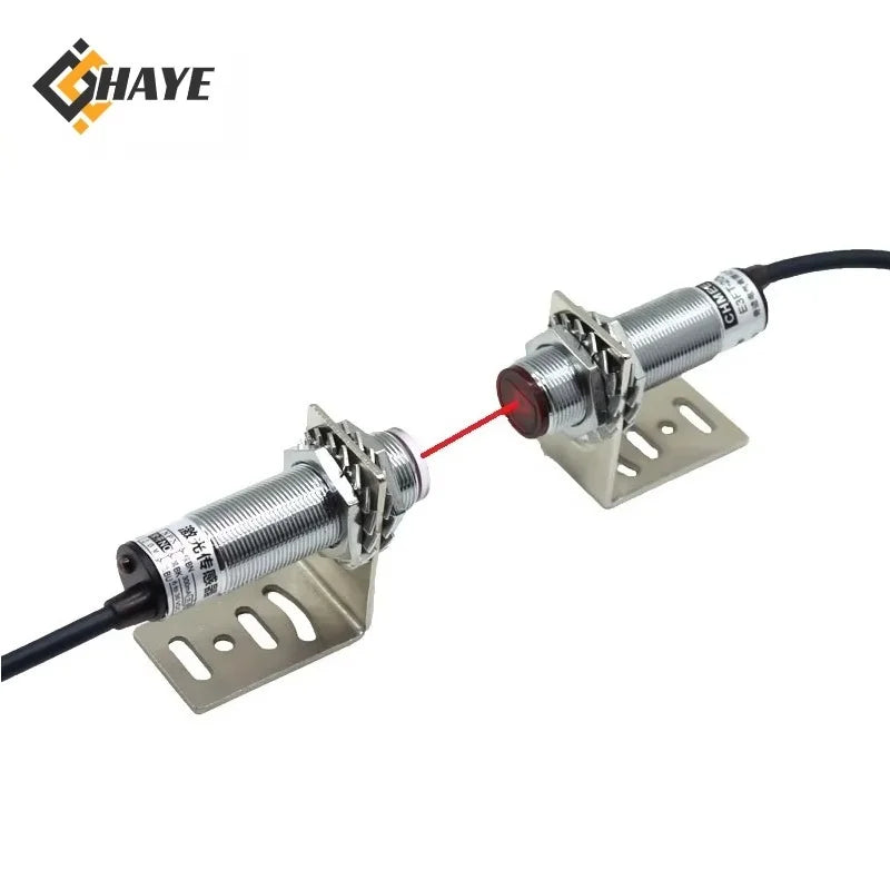 M12 Laser Sensor Photoelectric Switch E3F-20C1/20L, 20m Detection Range