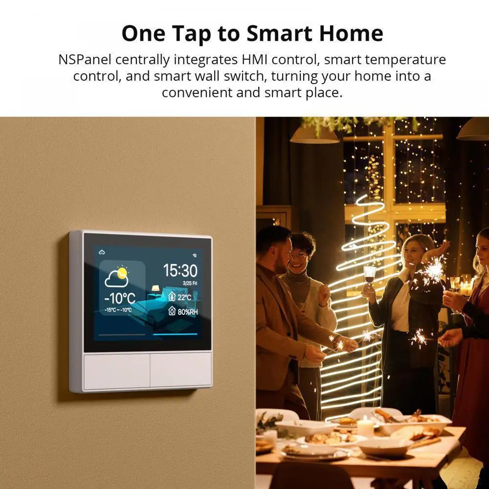 SONOFF NS Panel Smart Scene Wall Switch – Wi-Fi Smart Thermostat & Display Control