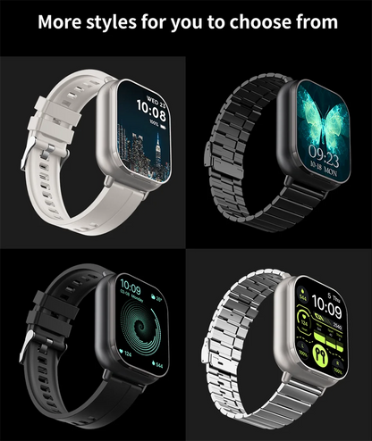 2024 2-in-1 Smart Watch with Earphone | Bluetooth Call, GPS, Heart Rate Monitor & Music Playback