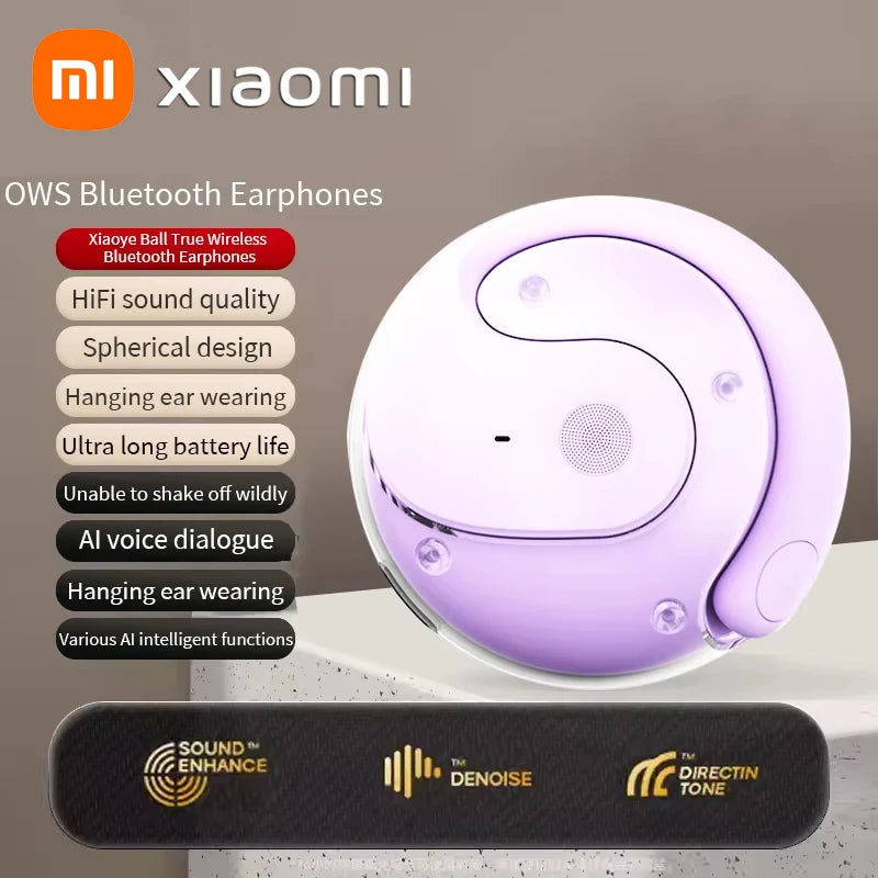 سماعات أذن Xiaomi MIJIA اللاسلكية للترجمة في الوقت الفعلي للسفر والأعمال والتعلم