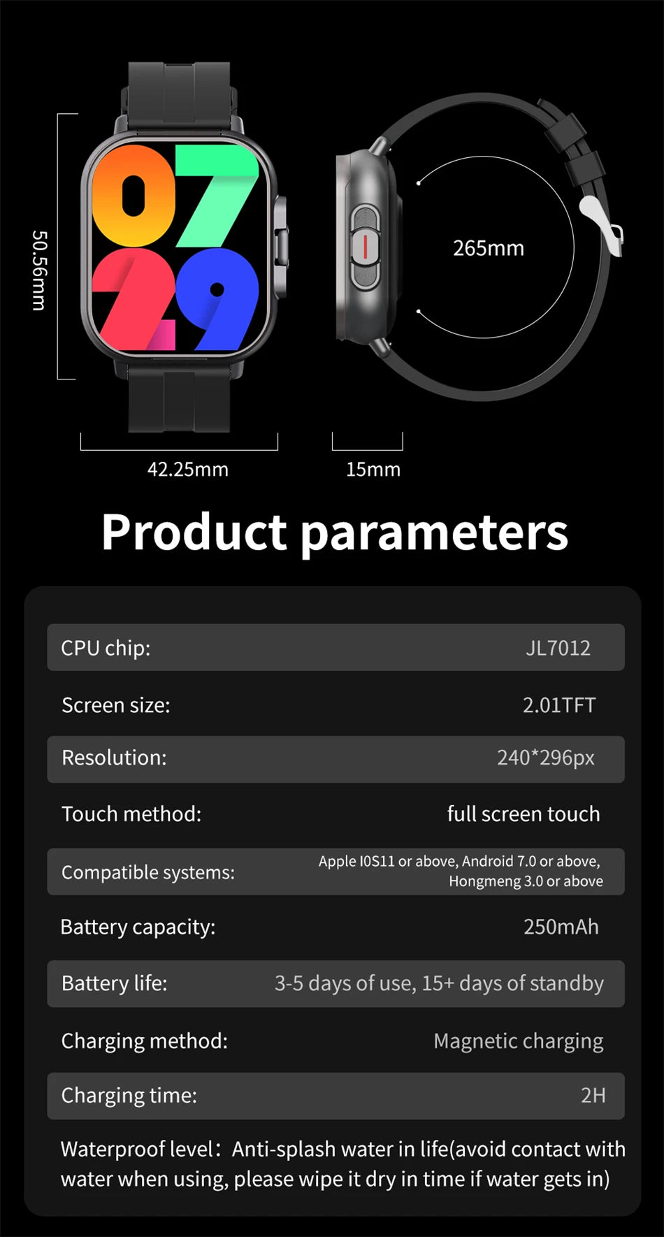 2024 2-in-1 Smart Watch with Earphone | Bluetooth Call, GPS, Heart Rate Monitor & Music Playback