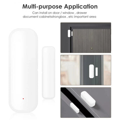 Tuya WiFi Smart Door Sensor – Door Open/Closed Detectors, Smart Home Security Protection Alarm System