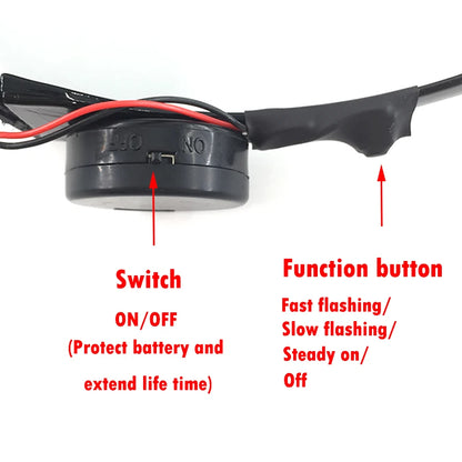 LED Visor Glasses – Light Up Cyberpunk Sunglasses for New Year, Robot Cosplay, and Parties