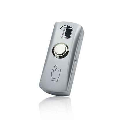 Ximiir Door Exit Release Button Zinc Alloy Panel for Door Access Control System