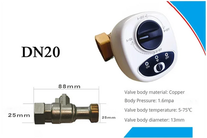 eWelink WiFi Smart Valve Water Gas Shutoff Automated Ball Valve DN15/DN20/DN25 Wireless Control for Alexa, Google, Alice