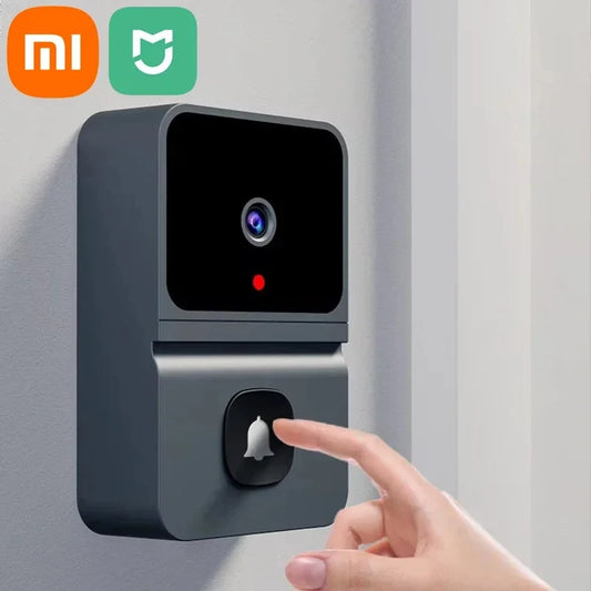 جرس باب ذكي لاسلكي من Xiaomi MIJIA مزود بكاميرا عالية الدقة ورؤية ليلية