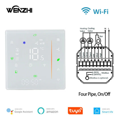 Zigbee/WiFi Smart Air Conditioning Thermostat for Home Cooling/Heating Control