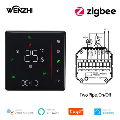 Zigbee/WiFi Smart Air Conditioning Thermostat for Home Cooling/Heating Control