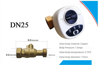 eWelink WiFi Smart Valve Water Gas Shutoff Automated Ball Valve DN15/DN20/DN25 Wireless Control for Alexa, Google, Alice